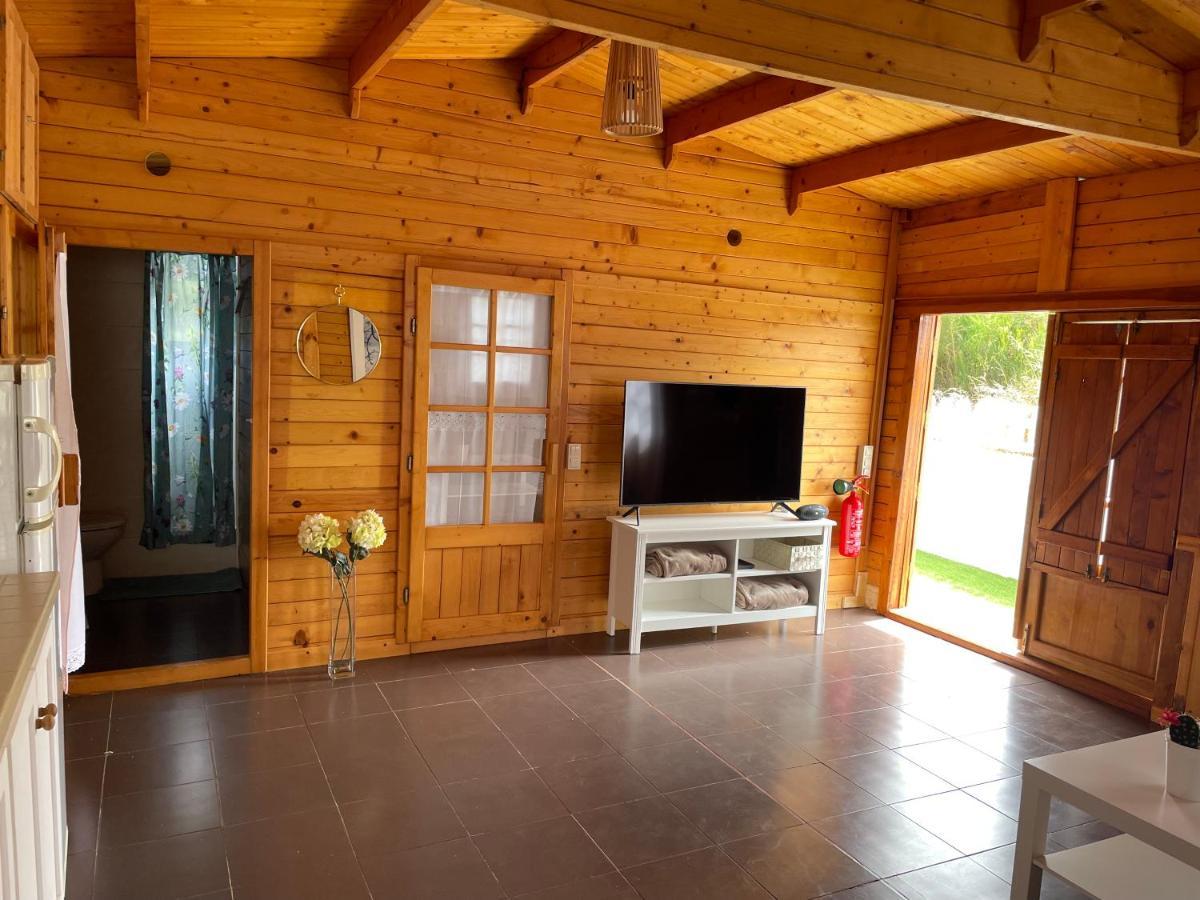 Agradable Mini Casa De Madera Con Jardin Amplio